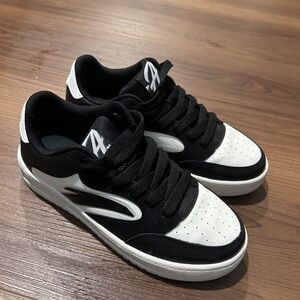 Black and White Sneakers